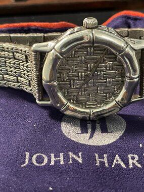 JOHN HARDY STERLING SILVER WATCH MEN